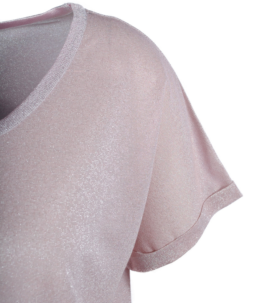RH-Shirt Lurex Kay | rose