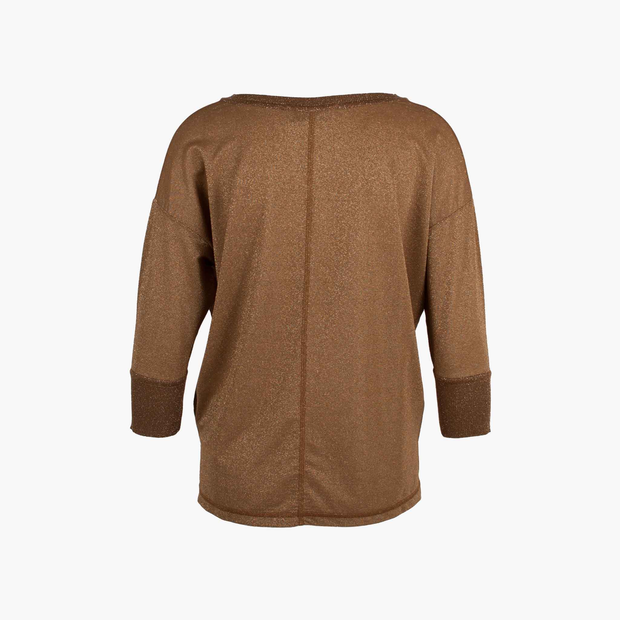 Mos Mosh Shirt Lurex | braun