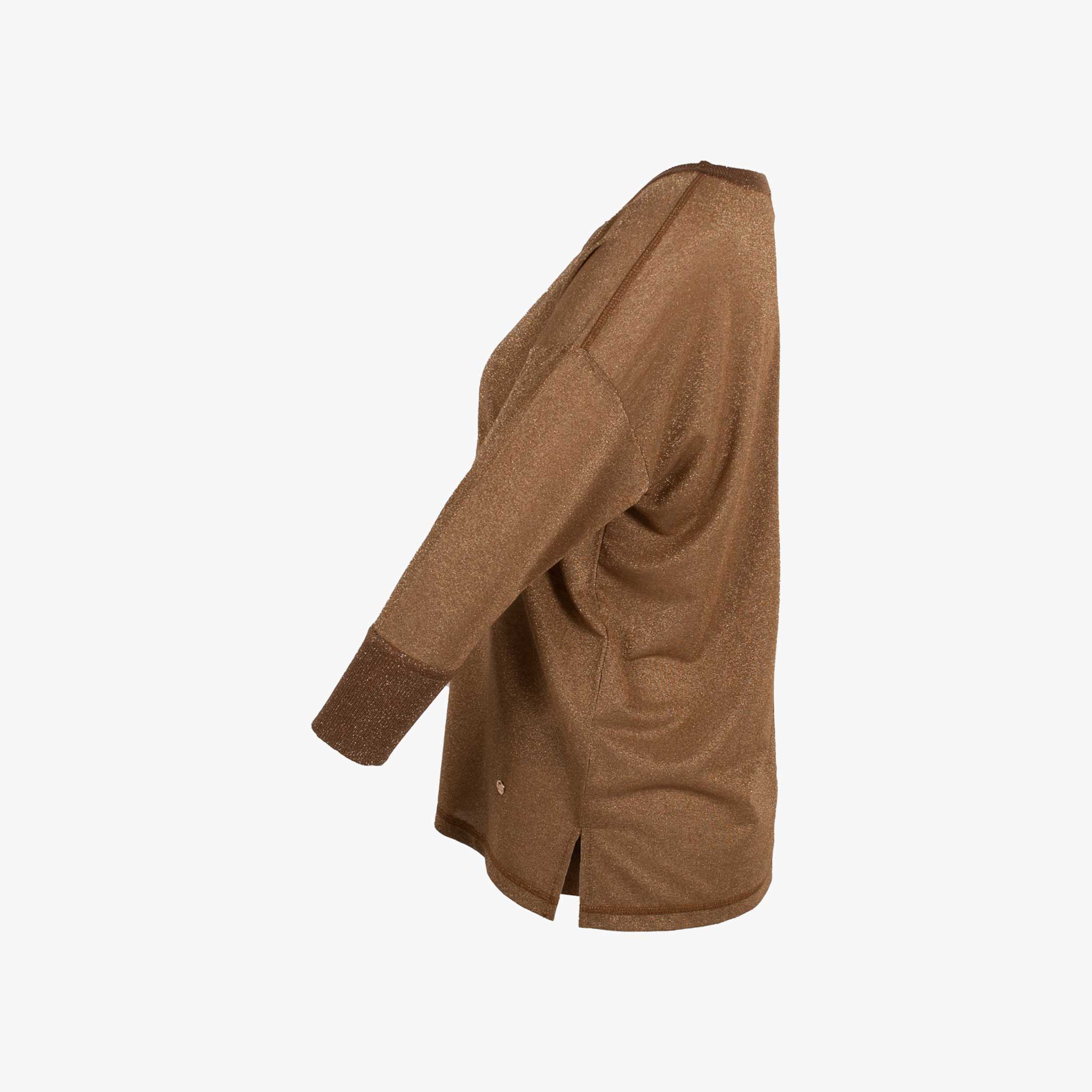 Mos Mosh Shirt Lurex | braun