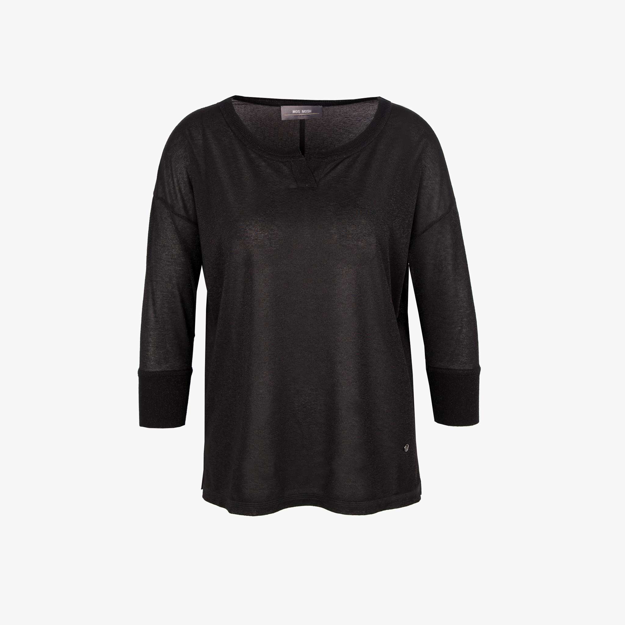 Mos Mosh Shirt Lurex Kiara | schwarz