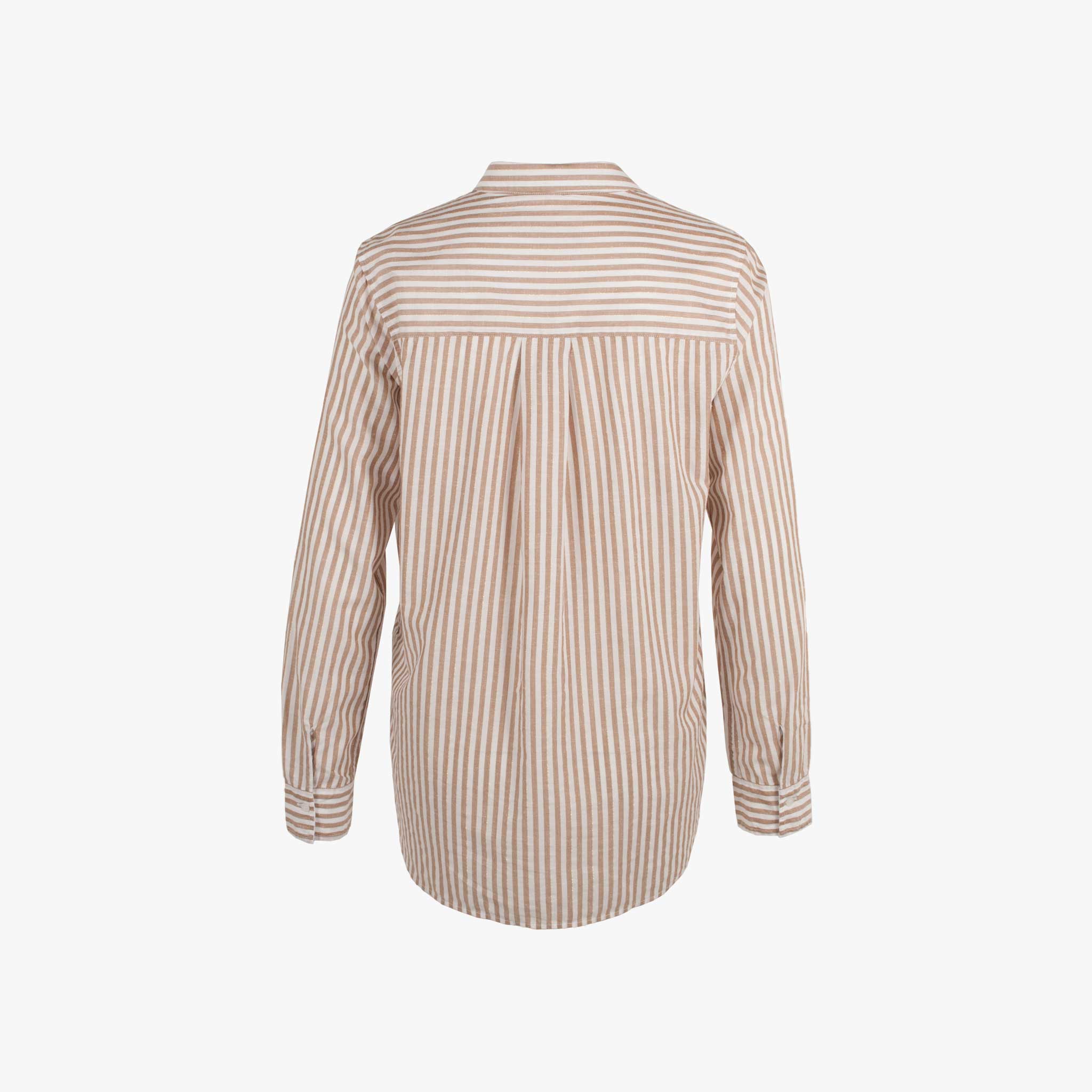 Mos Mosh Streifenbluse Karli | braun