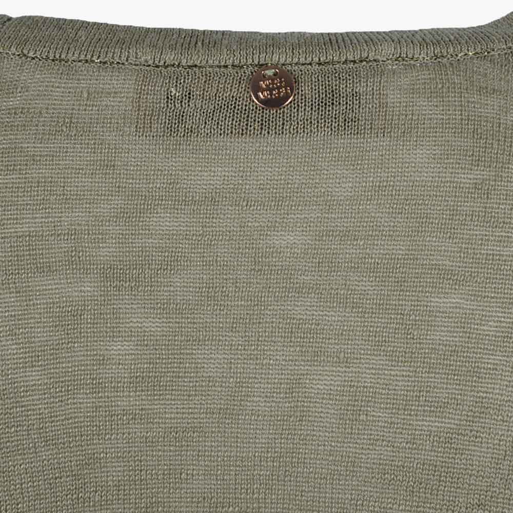 V-Cardigan Leinen (grün, XXS) | grün