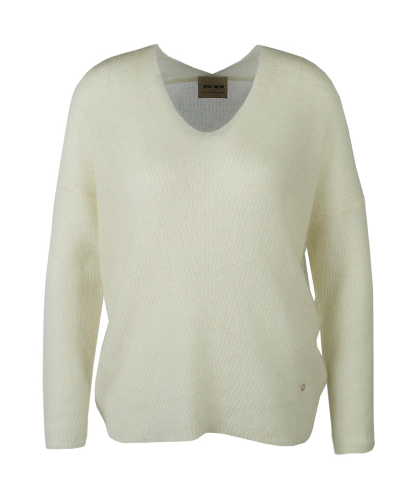 V-Pulli oversized | offwhite