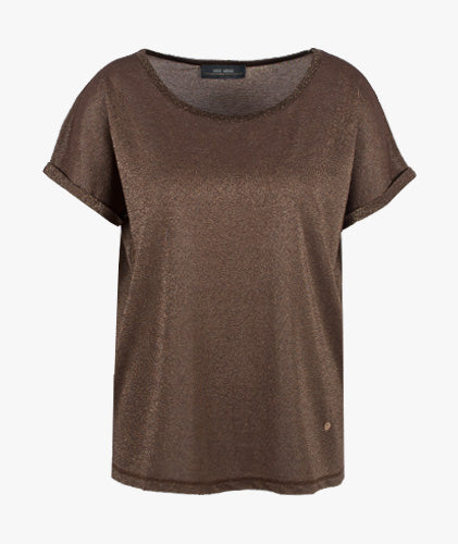 RH-Shirt Lurex Kay (braun, XS) | braun
