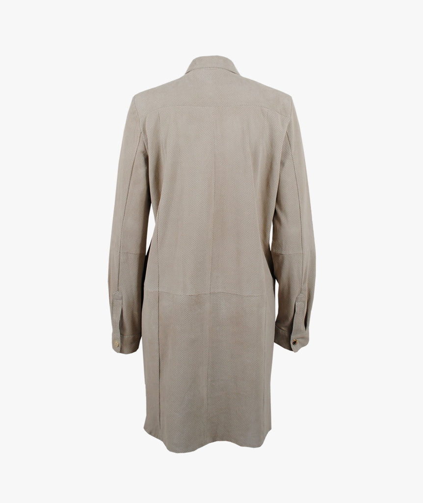 Mantel Ziegenvelour | beige