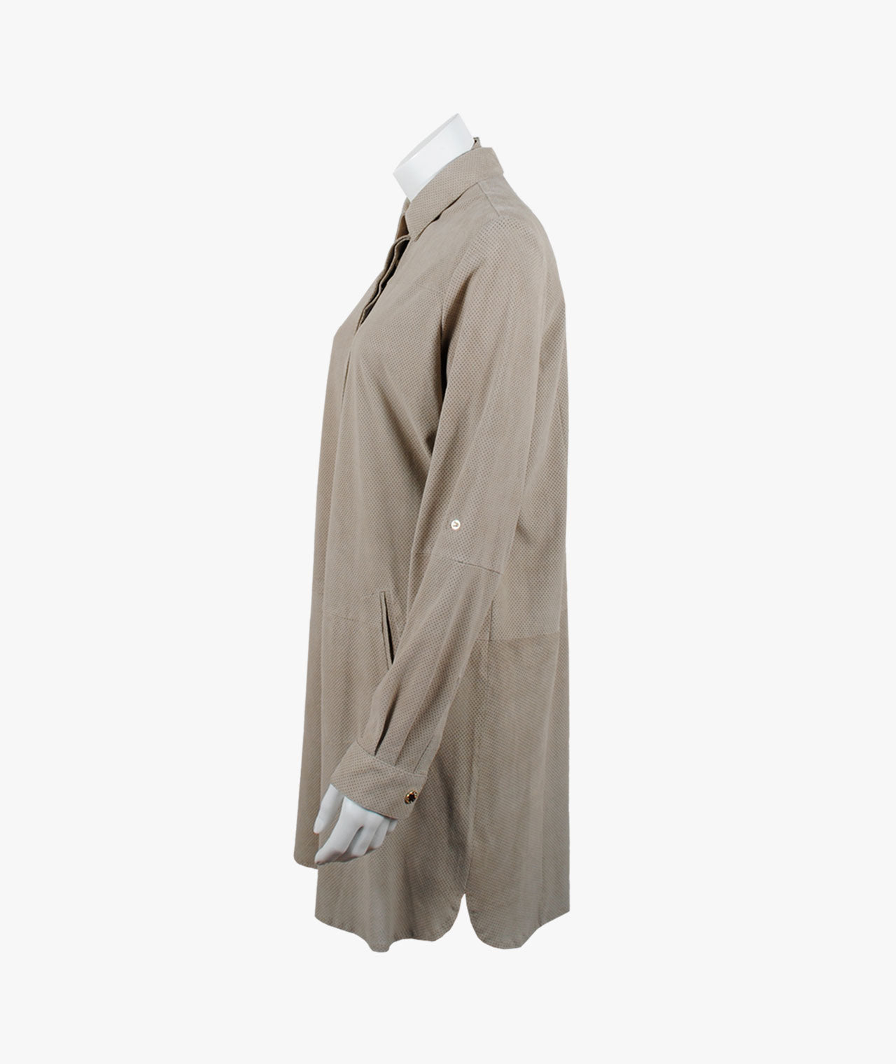 Mantel Ziegenvelour | beige