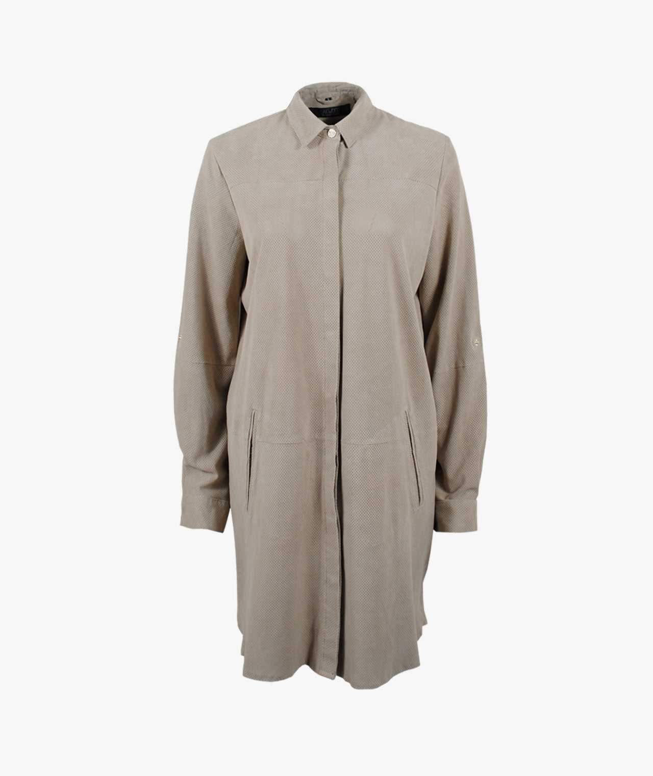 Mantel Ziegenvelour | beige