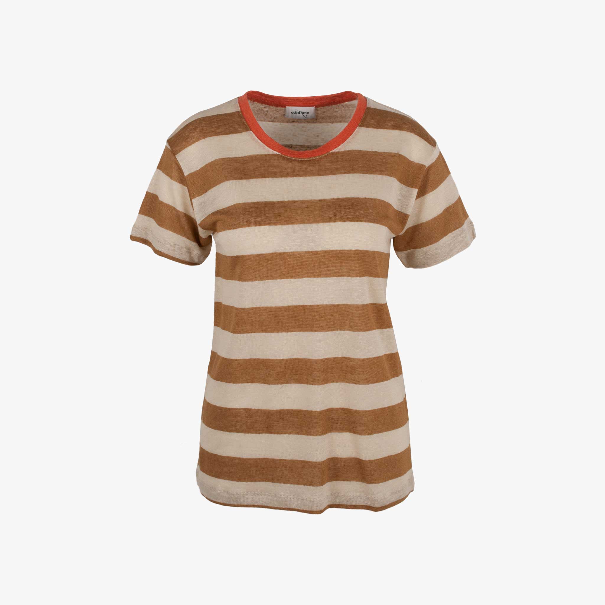 Leinenshirt Stripes | beige