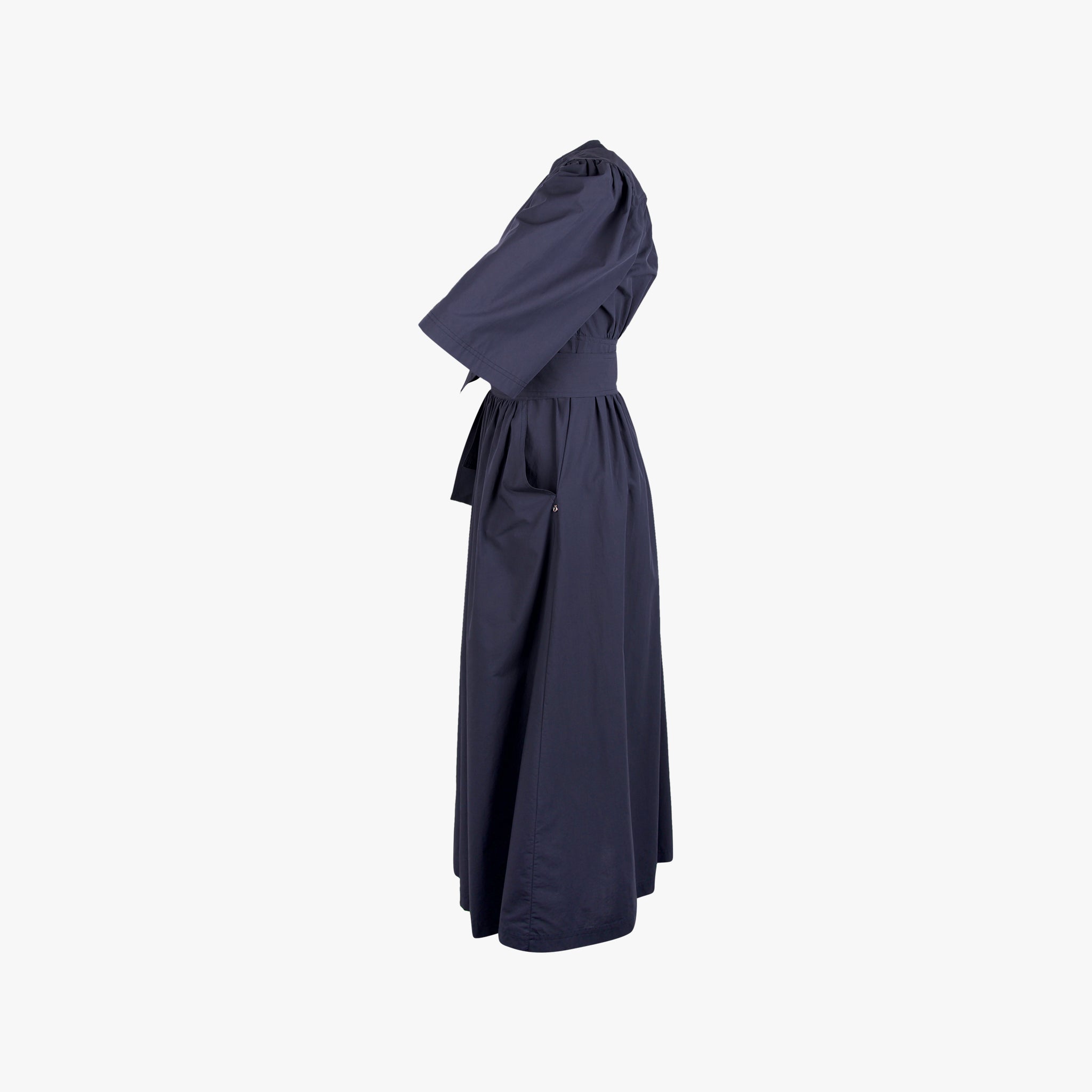 Ottod Ame Wickelkleid Maxi | navy