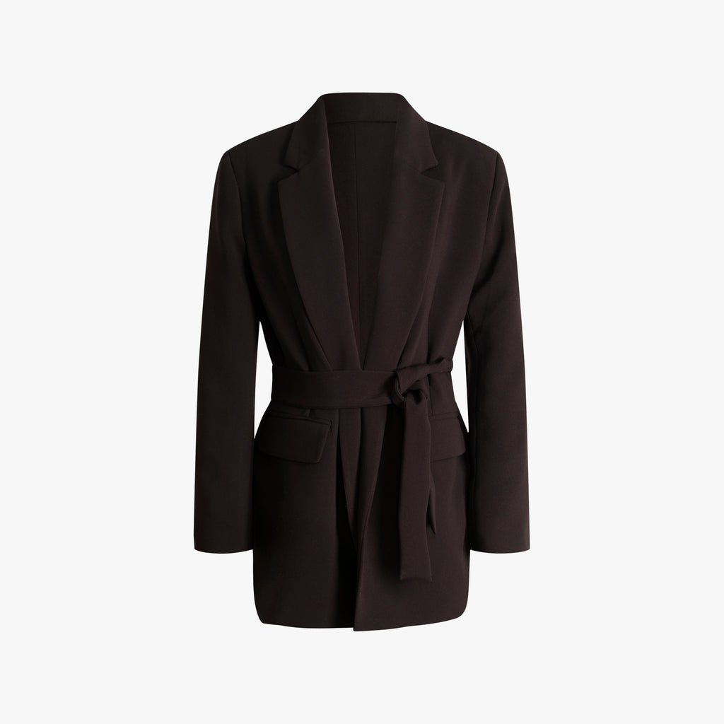 Blazer Kimonostyle | schwarz