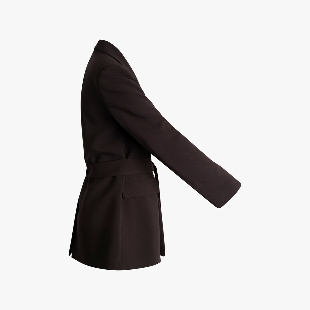 Blazer Kimonostyle | schwarz