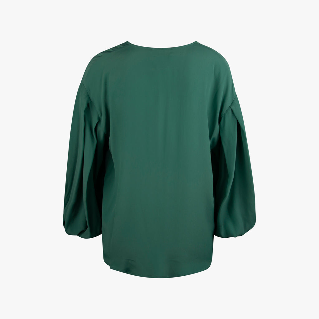 Bluse V-Neck | pinie