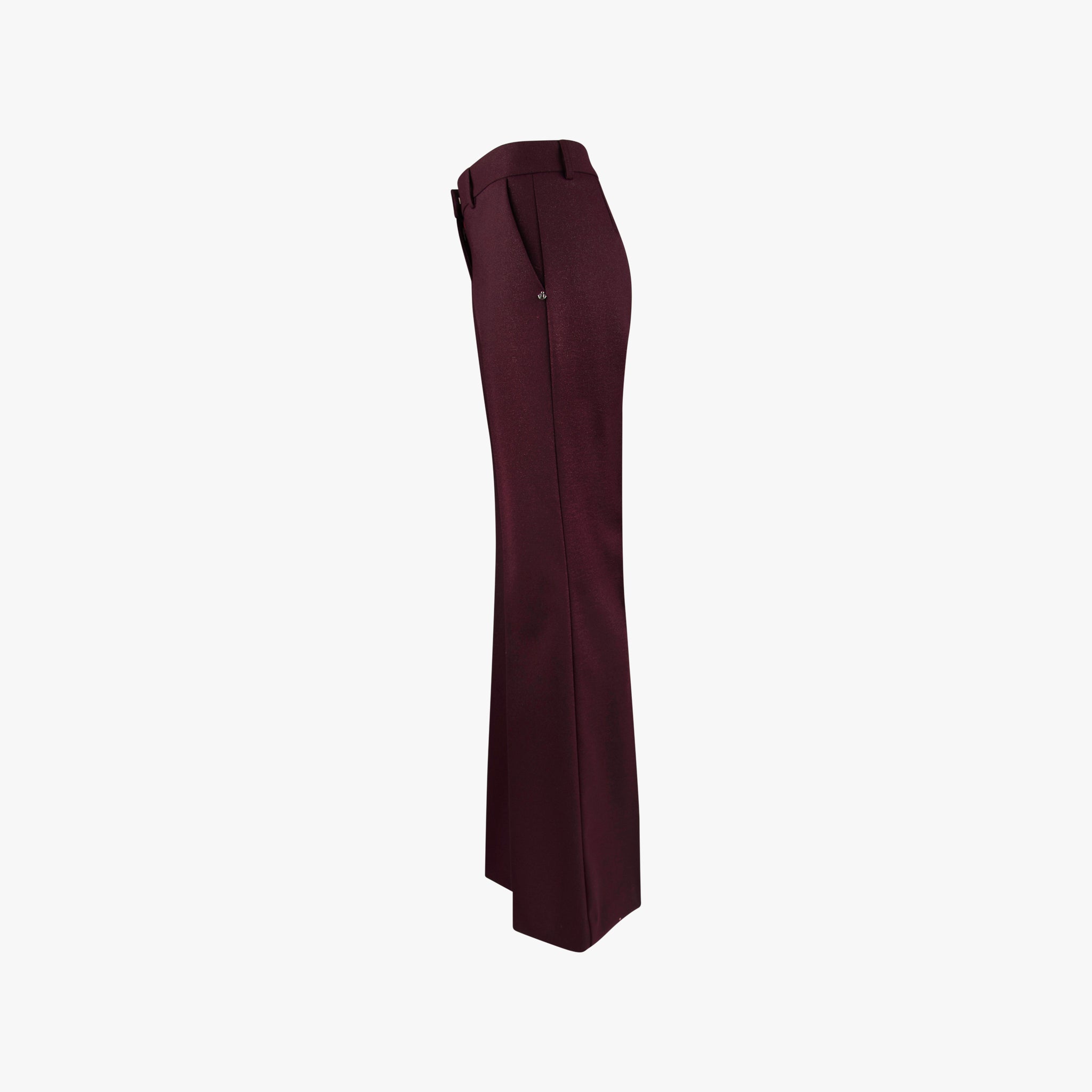 Hose leicht glimmrig | bordeaux