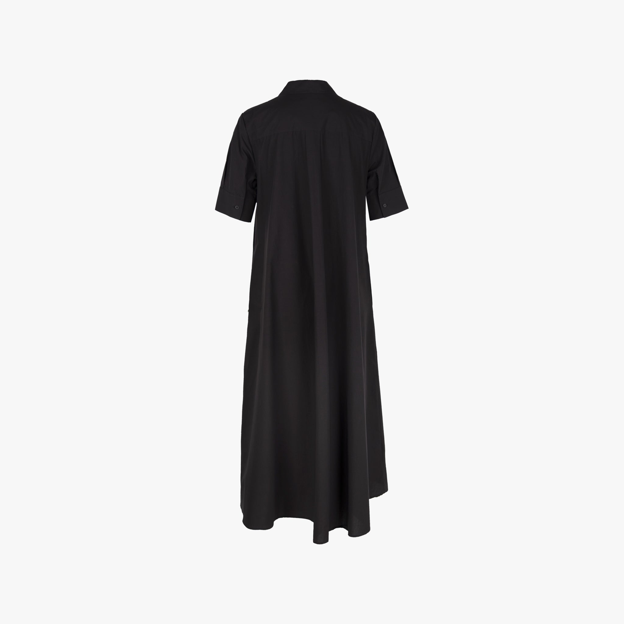ottod'ame Hemdblusenkleid | schwarz