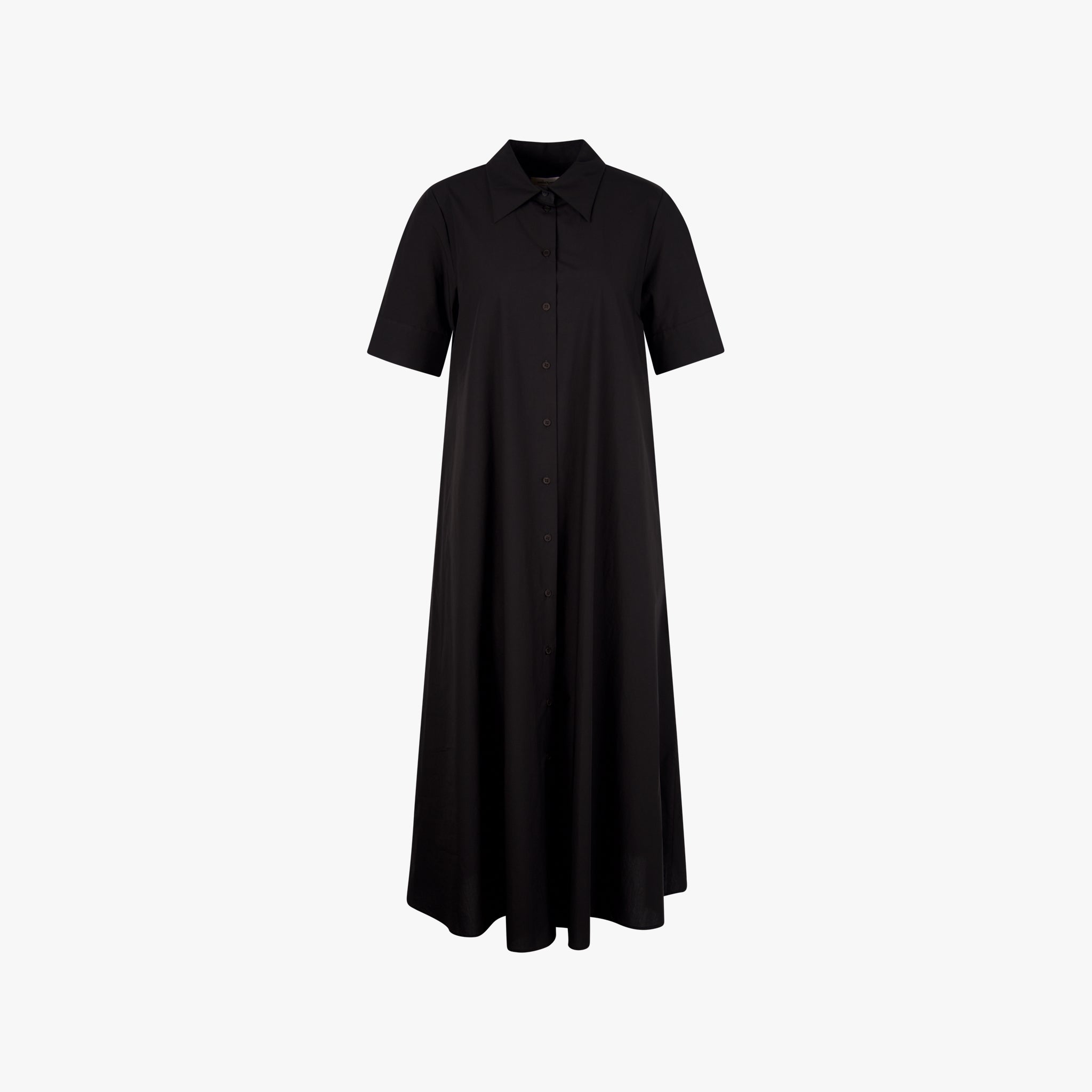 ottod'ame Hemdblusenkleid | schwarz
