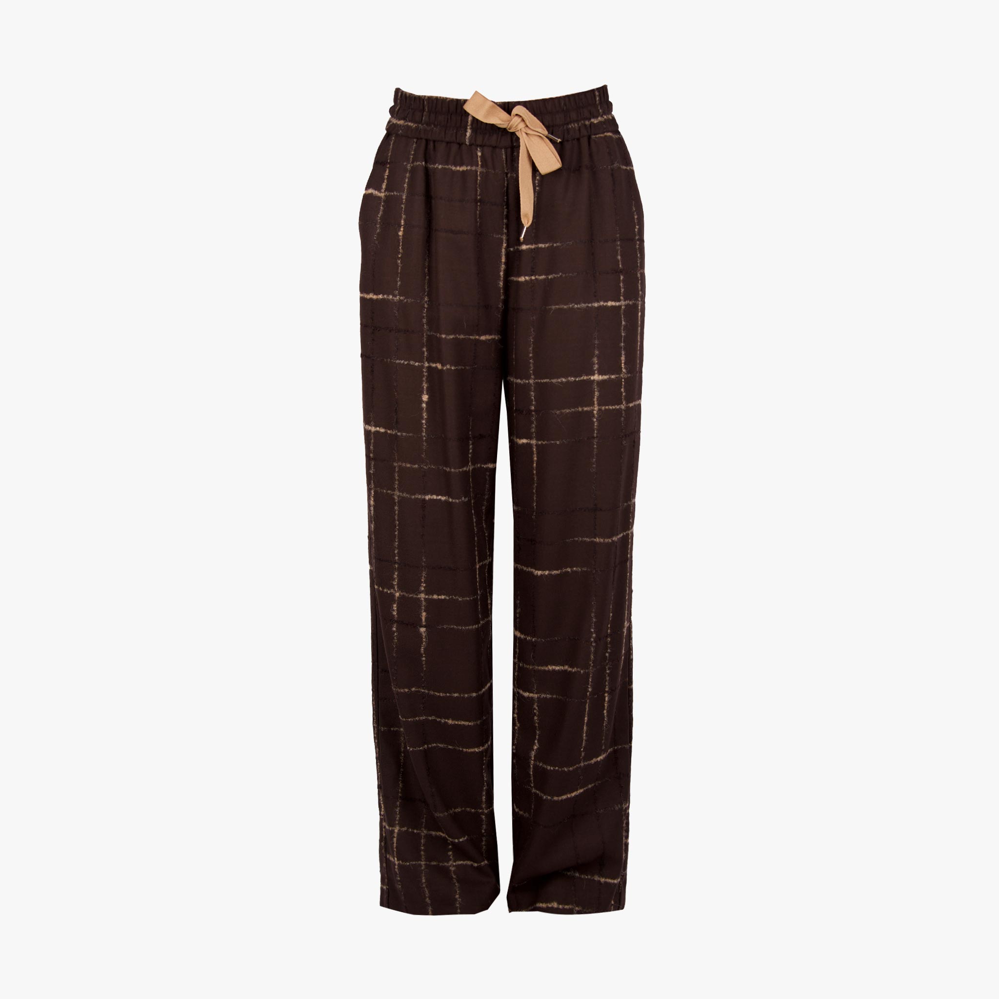 ottod'ame Hose Gitteroptik | braun