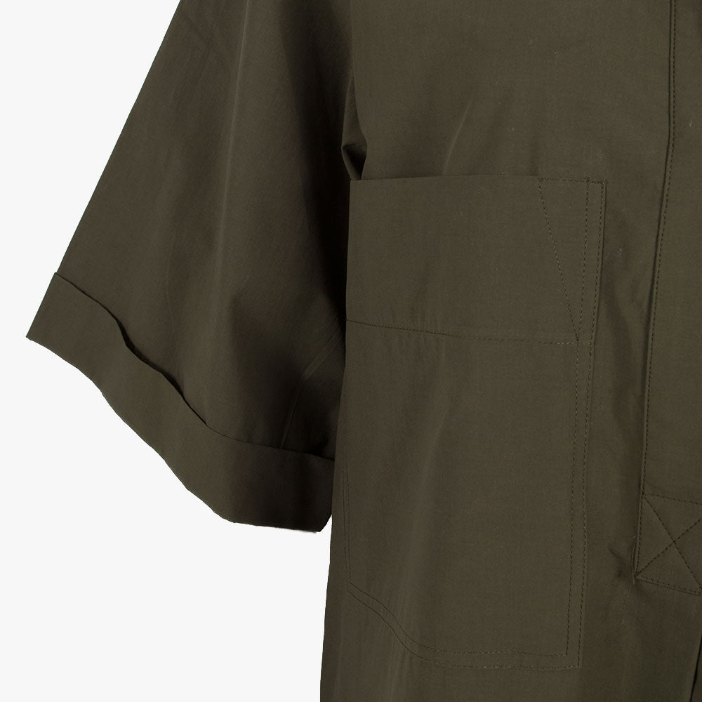 OttoD'Ame Kleid Doublepocket | oliv