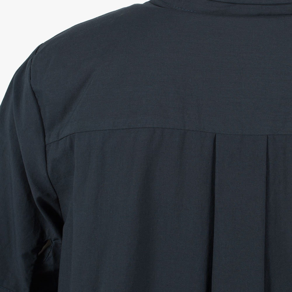 Otto´Dame, Maxikleid Uni Cotton, Detail Rücken | blau