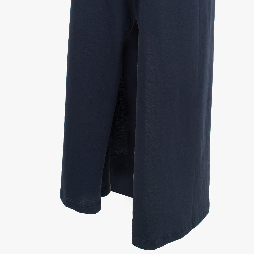 Shirtkleid uni | dunkelblau