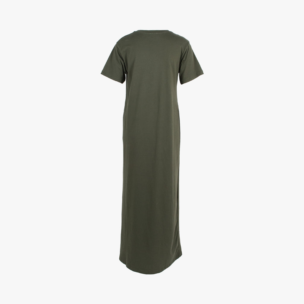 Shirtkleid uni | oliv