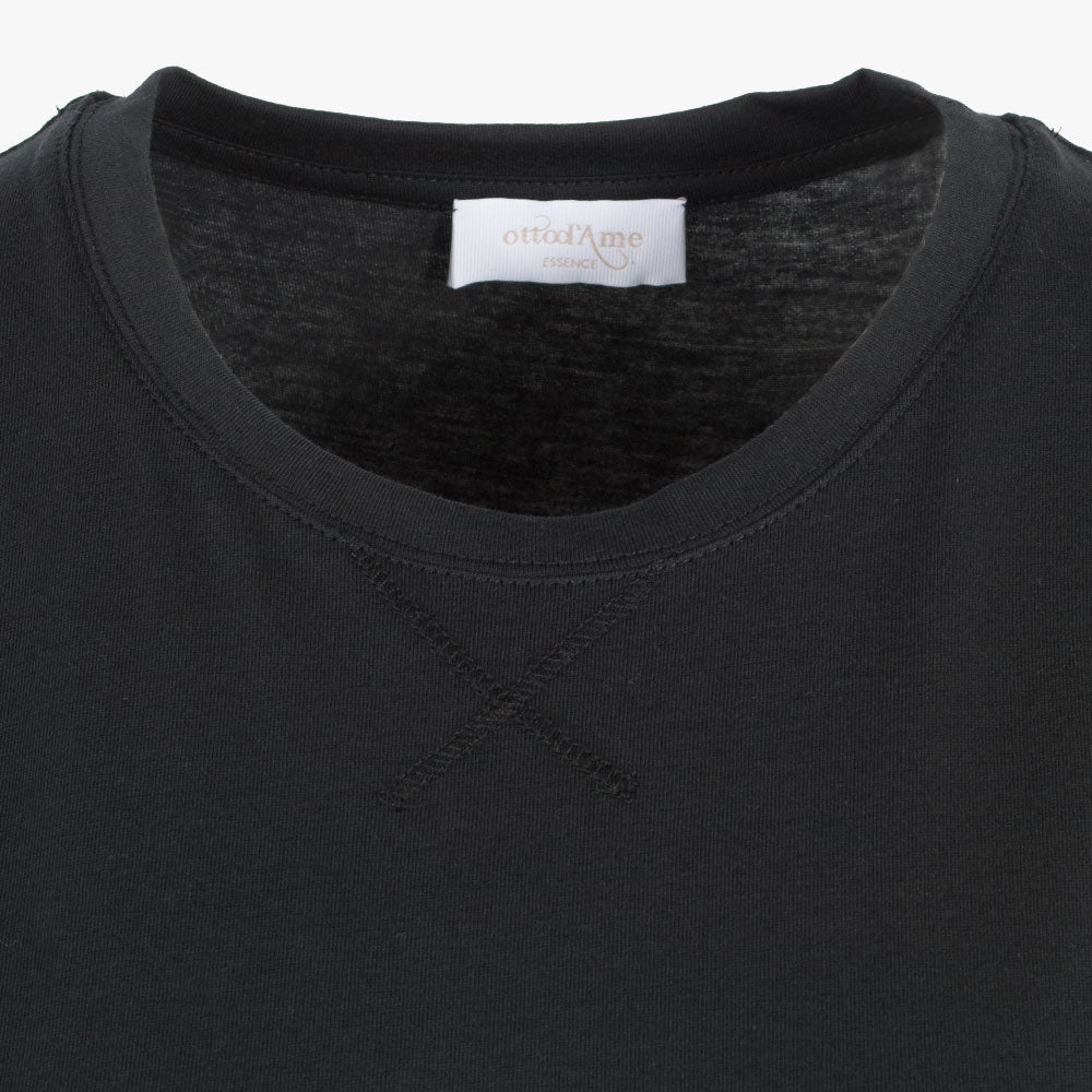 Shirtkleid uni | schwarz