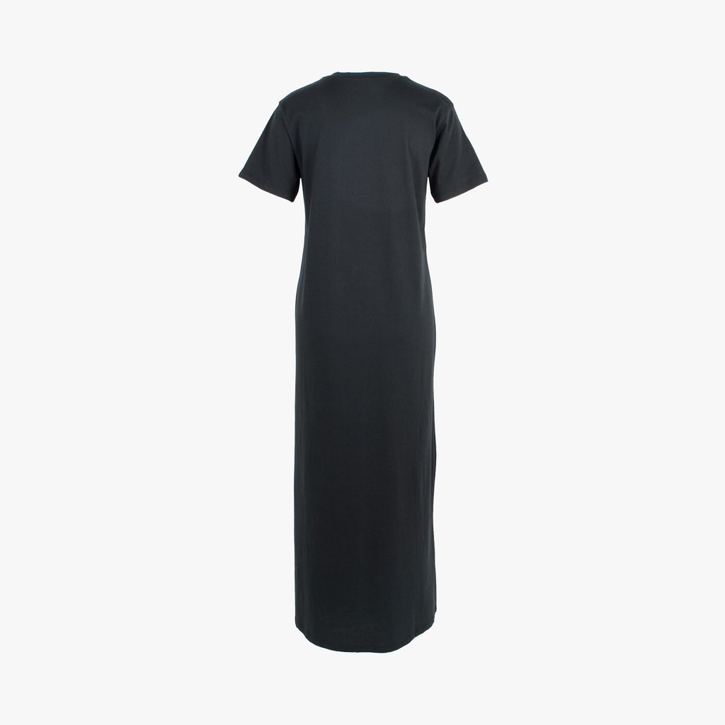 Shirtkleid uni | schwarz