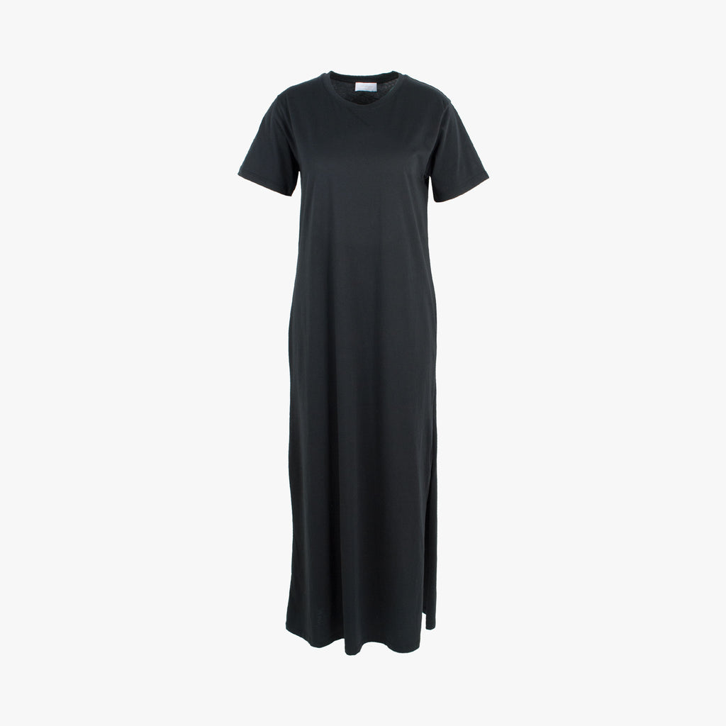 Shirtkleid uni | schwarz