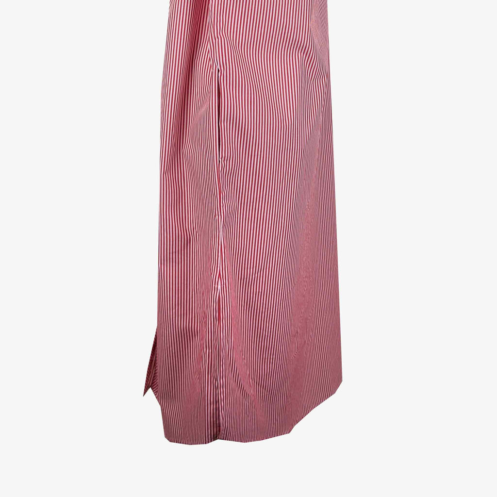 ottod'Ame Streifenkleid | rot-weiß