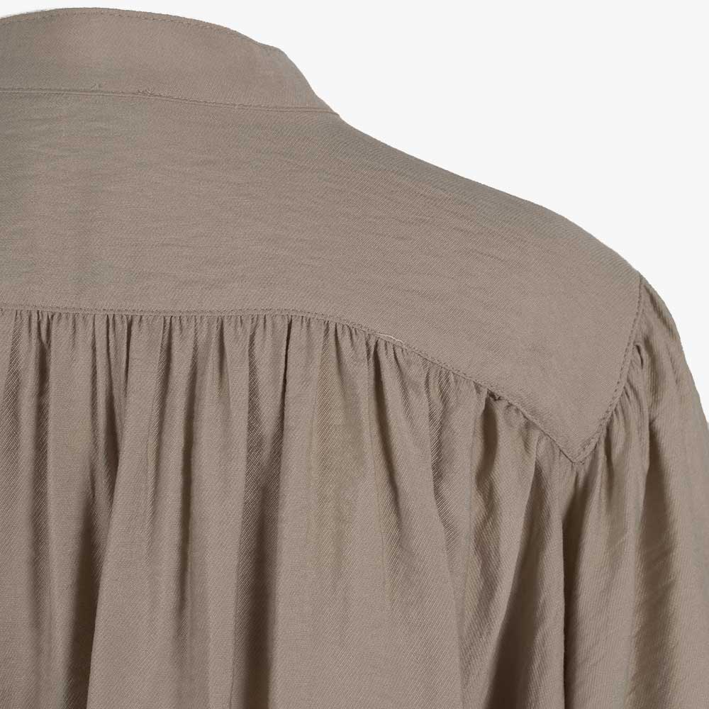 Bluse Ballonarm | greige