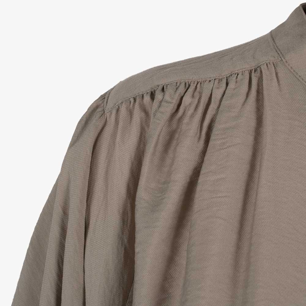 Bluse Ballonarm | greige