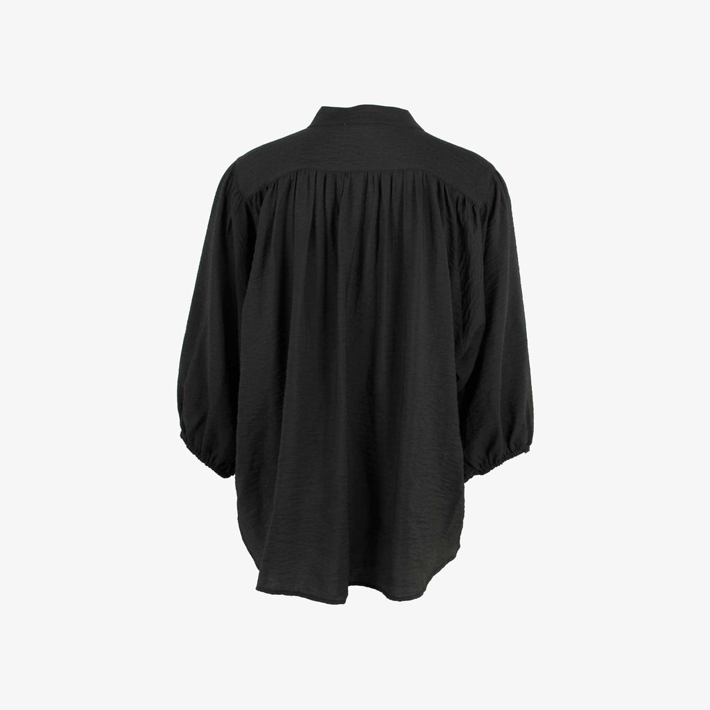 Bluse Ballonarm | schwarz