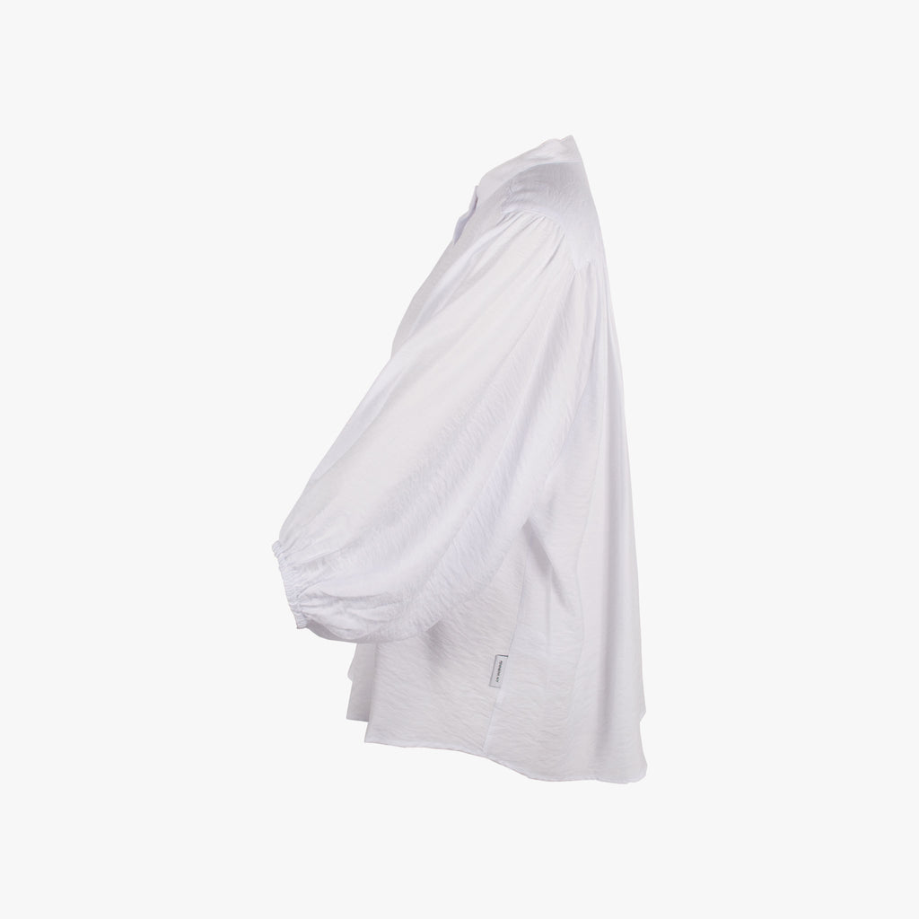 Bluse Ballonarm | weiß