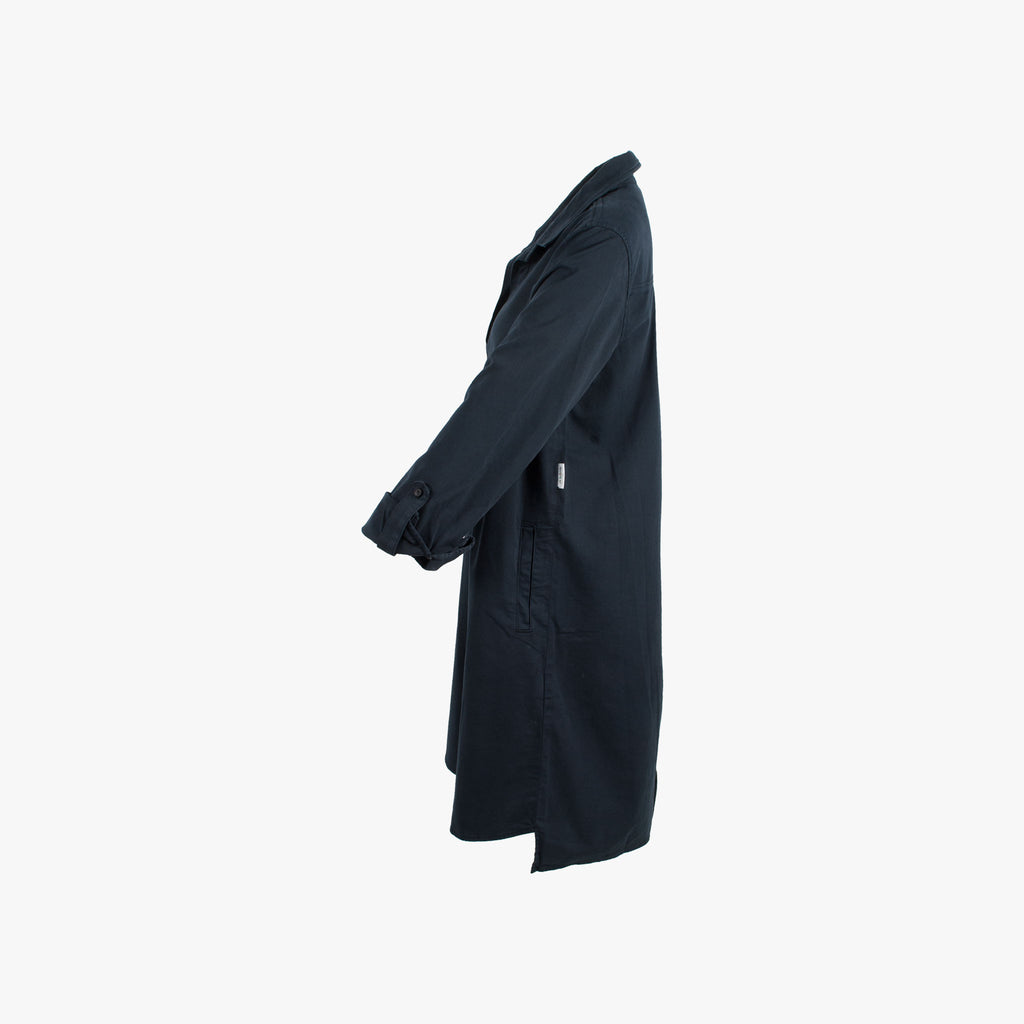 Penn & Ink Hemdblusenkleid uni | navy