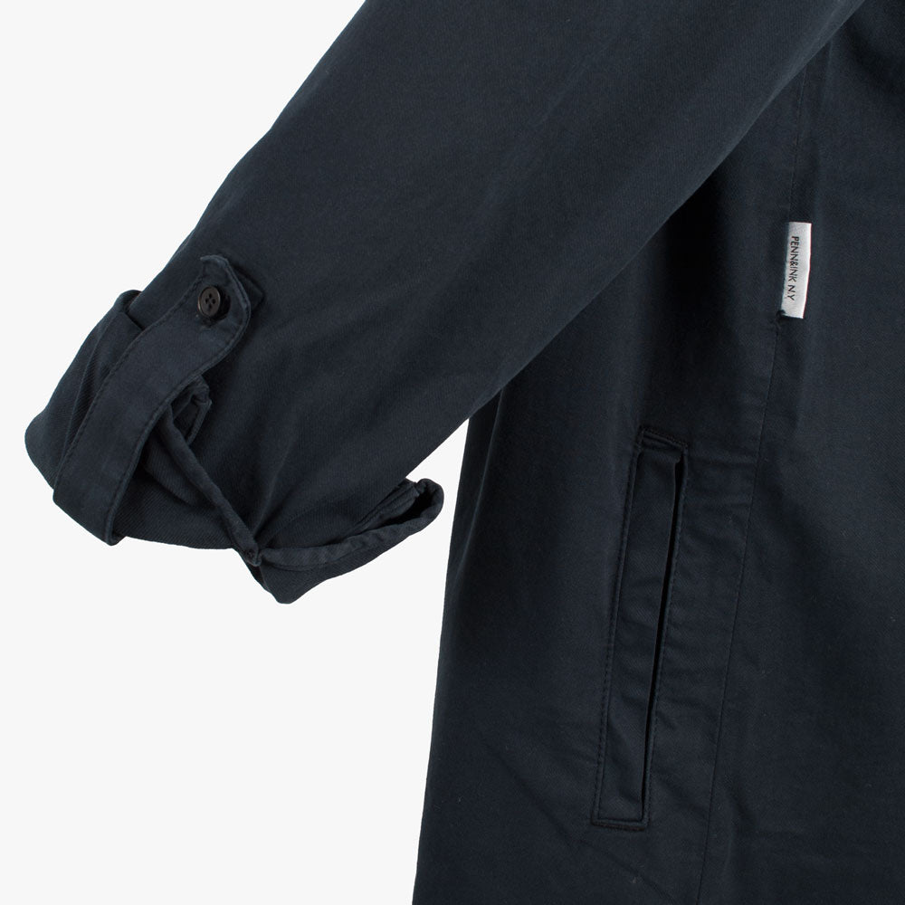 Penn & Ink Hemdblusenkleid uni | navy