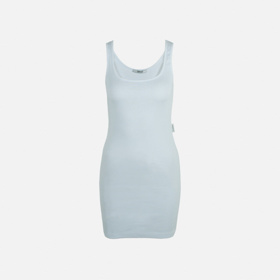Penn & Ink Longtop Feinrippe | weiß