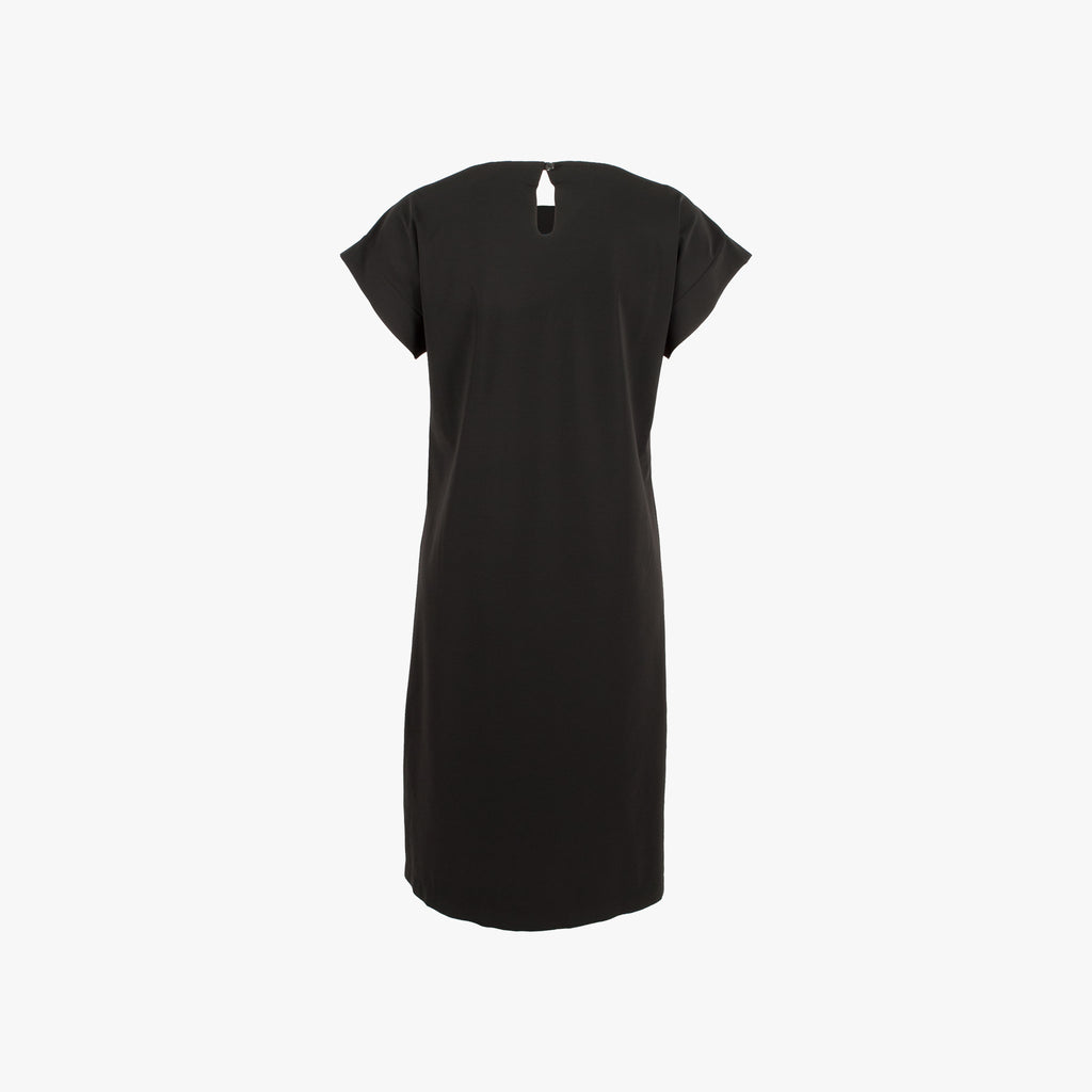 Penn&Ink 1/2 RH-Kleid uni | schwarz 
