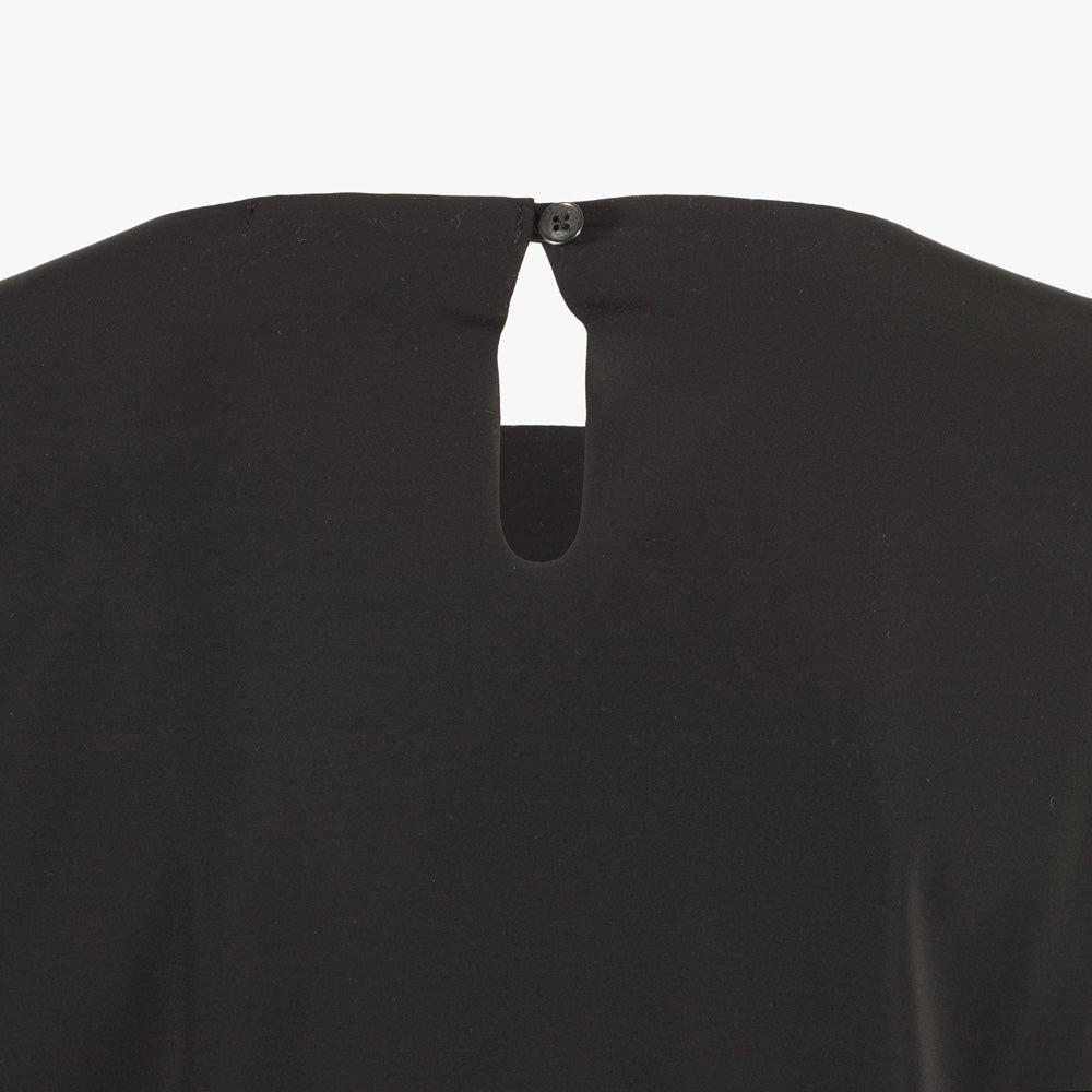 Penn&Ink 1/2 RH-Kleid uni | schwarz 
