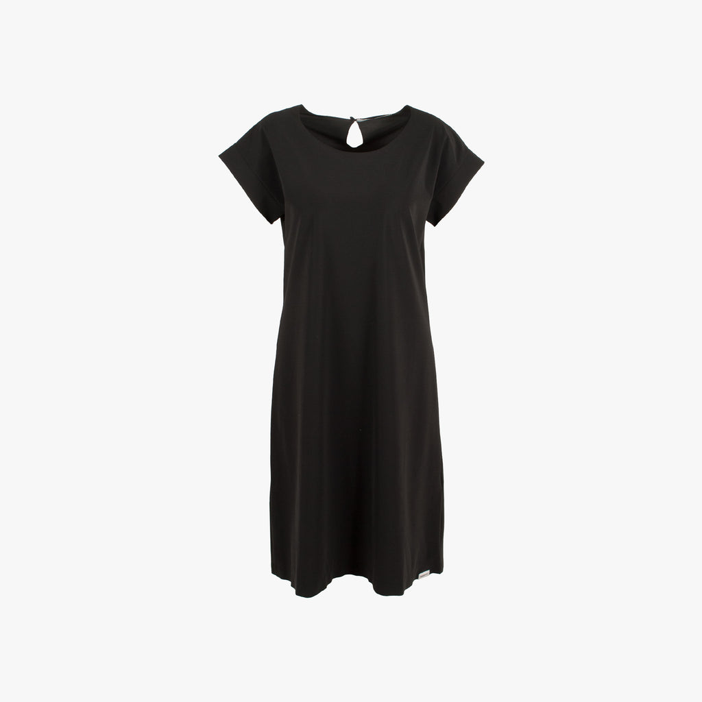 Penn&Ink 1/2 RH-Kleid uni | schwarz 