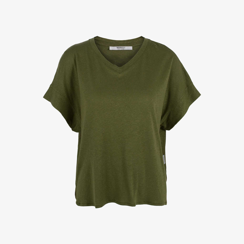 1/4 V-Boxyshirt | khaki
