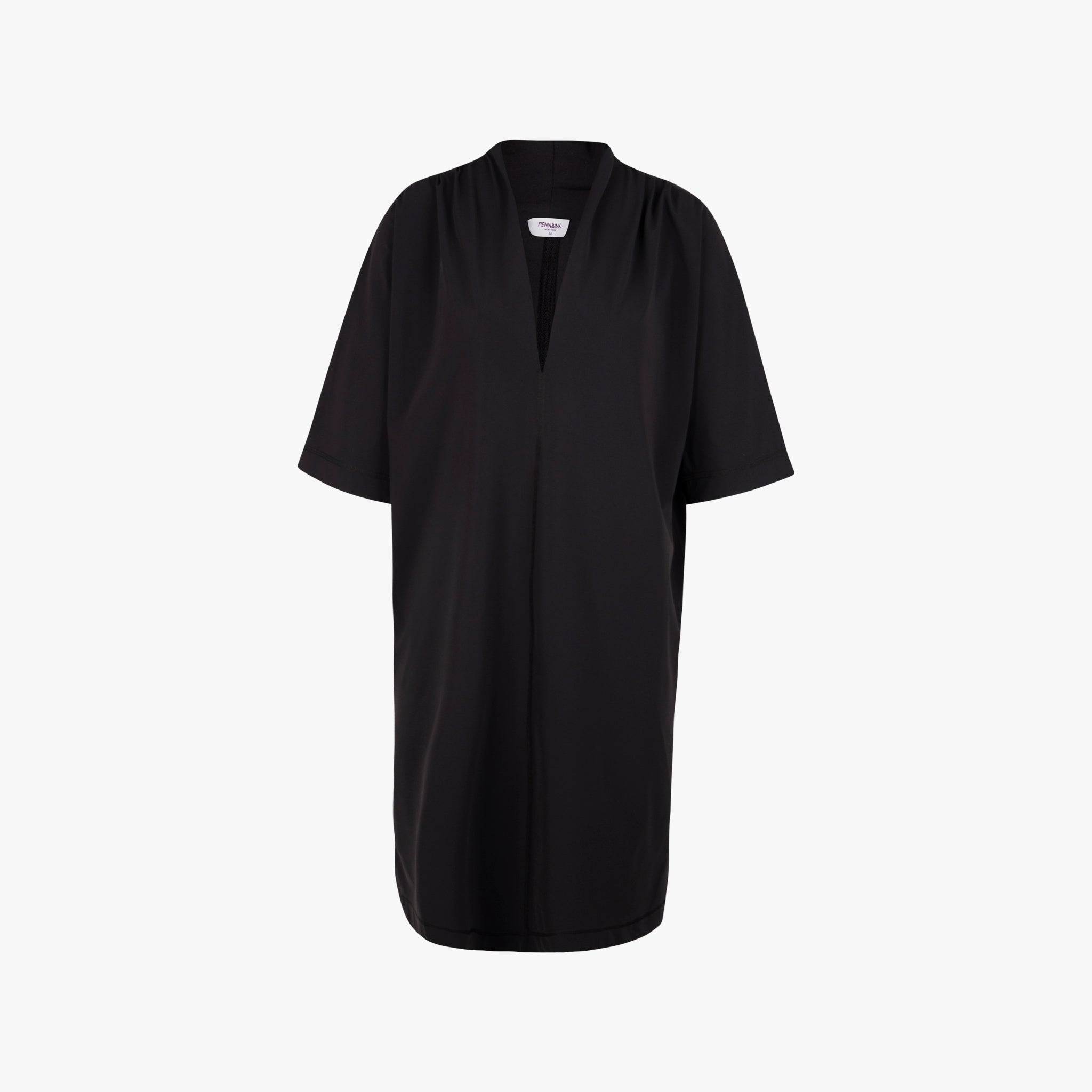 Penn & Ink Kleid Macon | schwarz