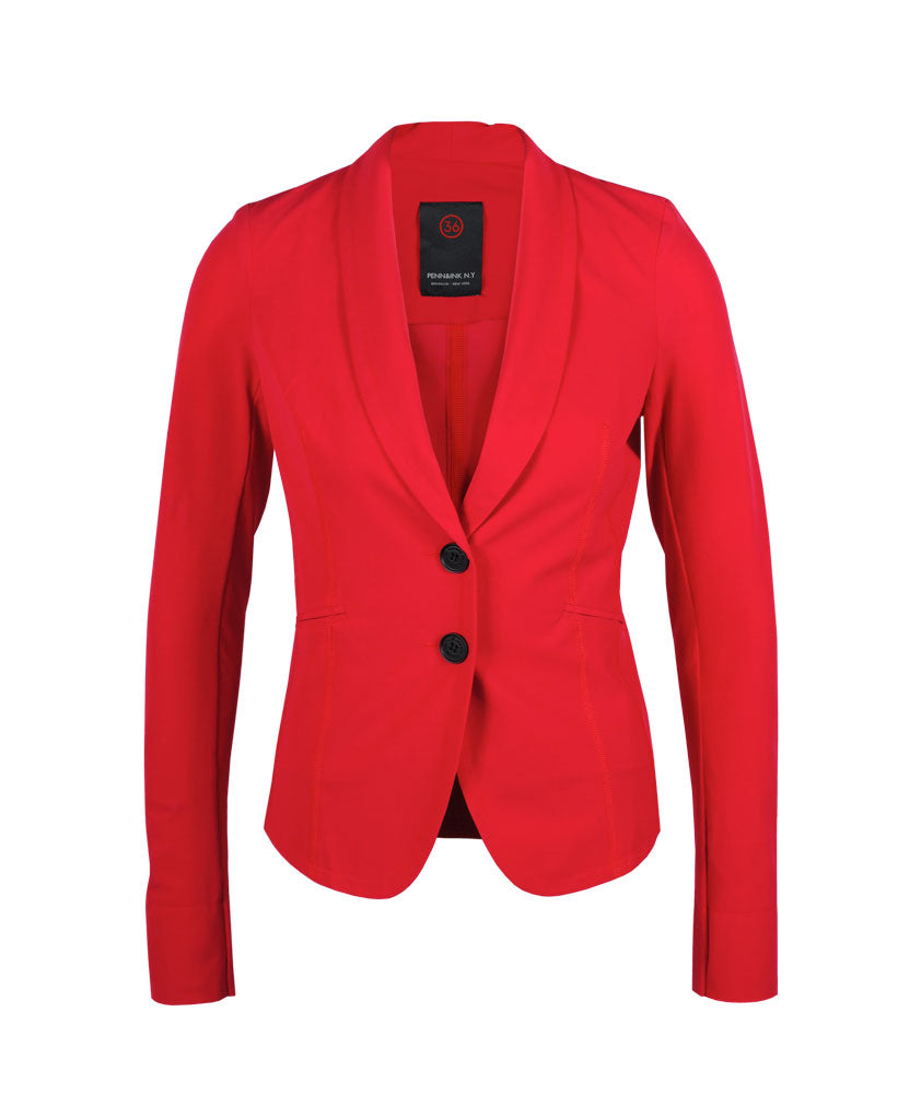 Kurzblazer Basic Lisa | red
