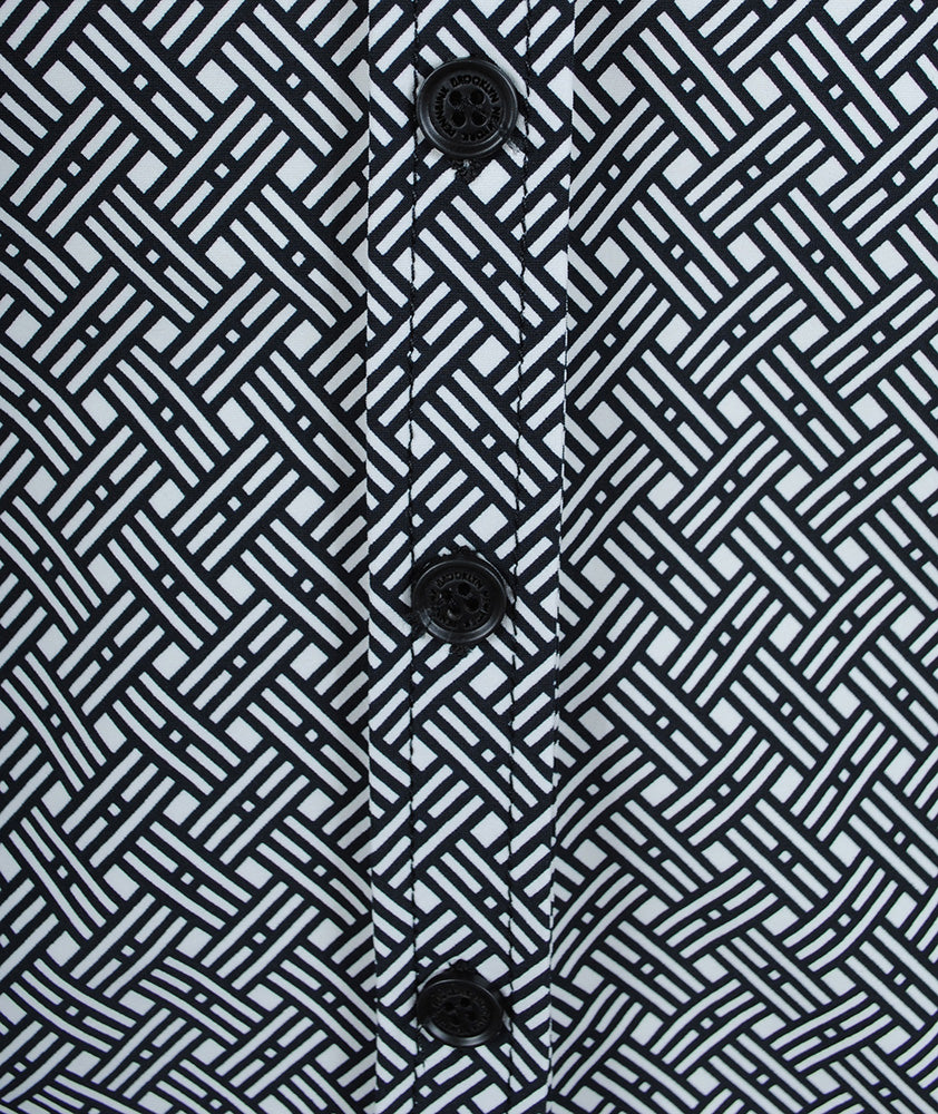 Bluse Print | schwarz