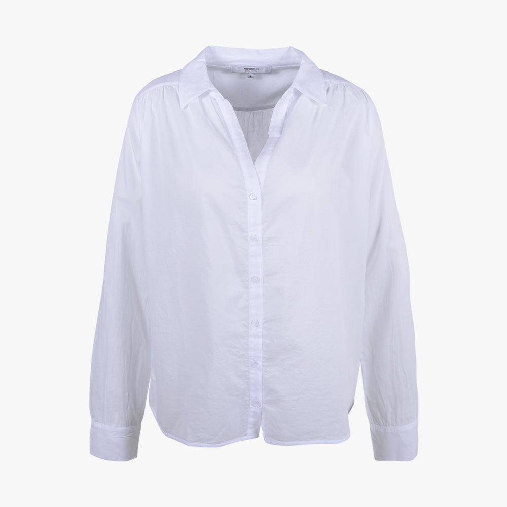 Bluse transparent (weiß, XXS) | weiß