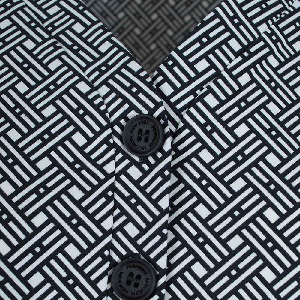 Kleid Print (schwarz, 32) | schwarz
