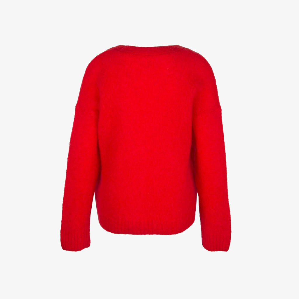 Petits Hauts Cardigan geschlossen | rot