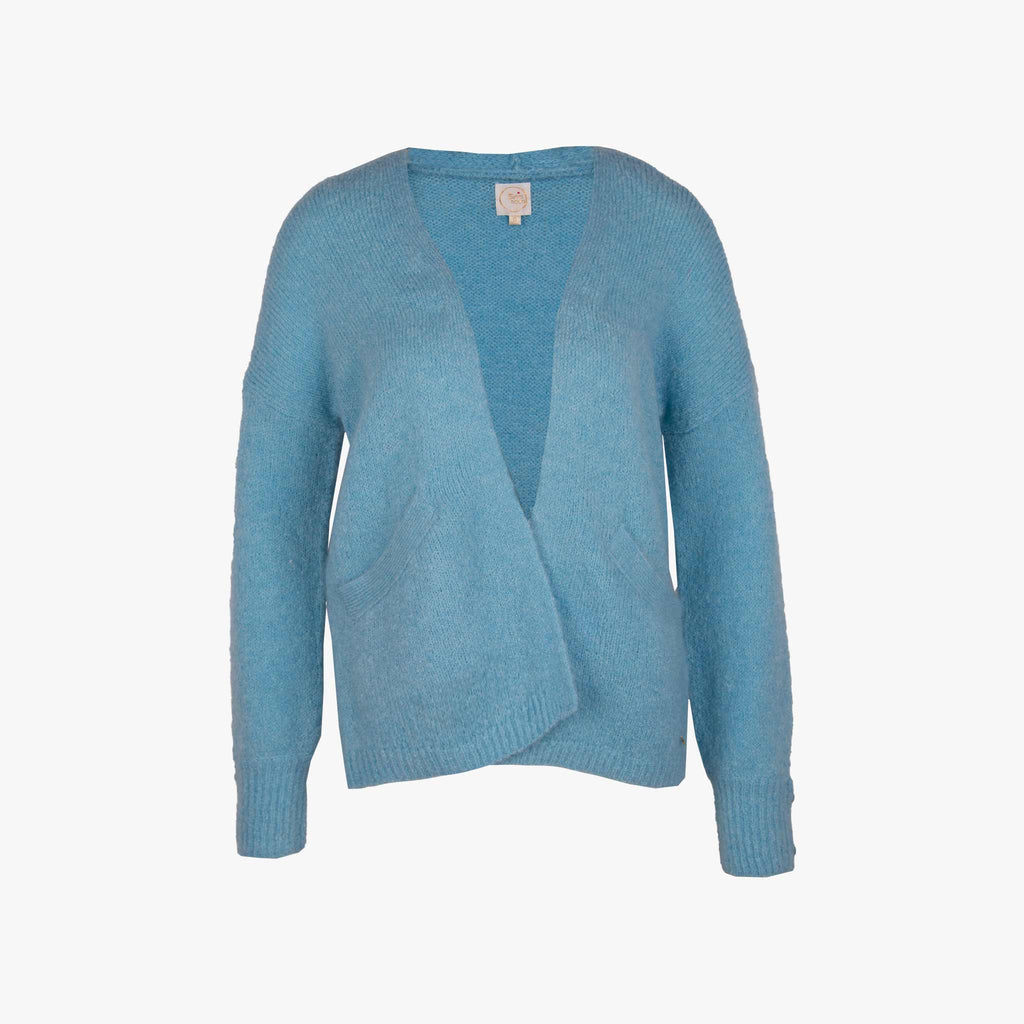 Petits hauts Cardigan open kurz | türkis