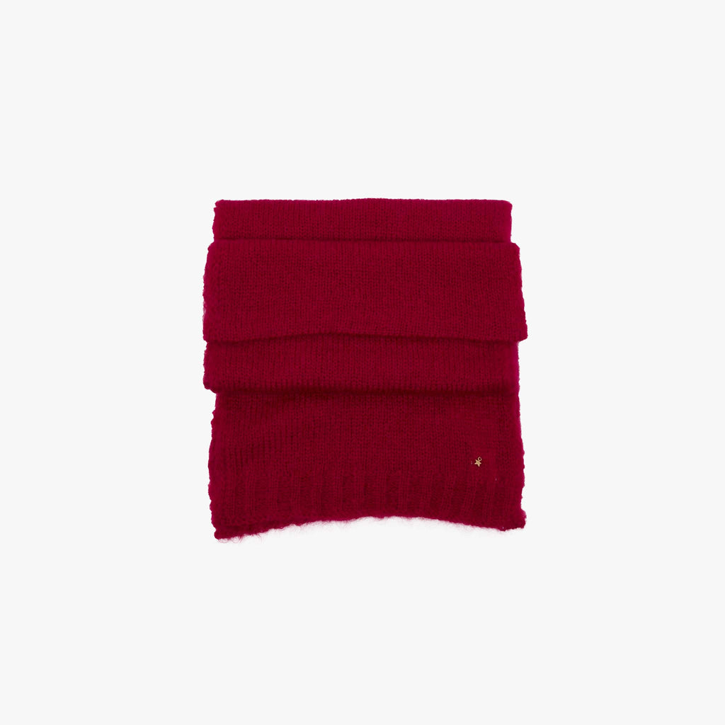 Des Petits Hauts Schal flauschig | himbeer