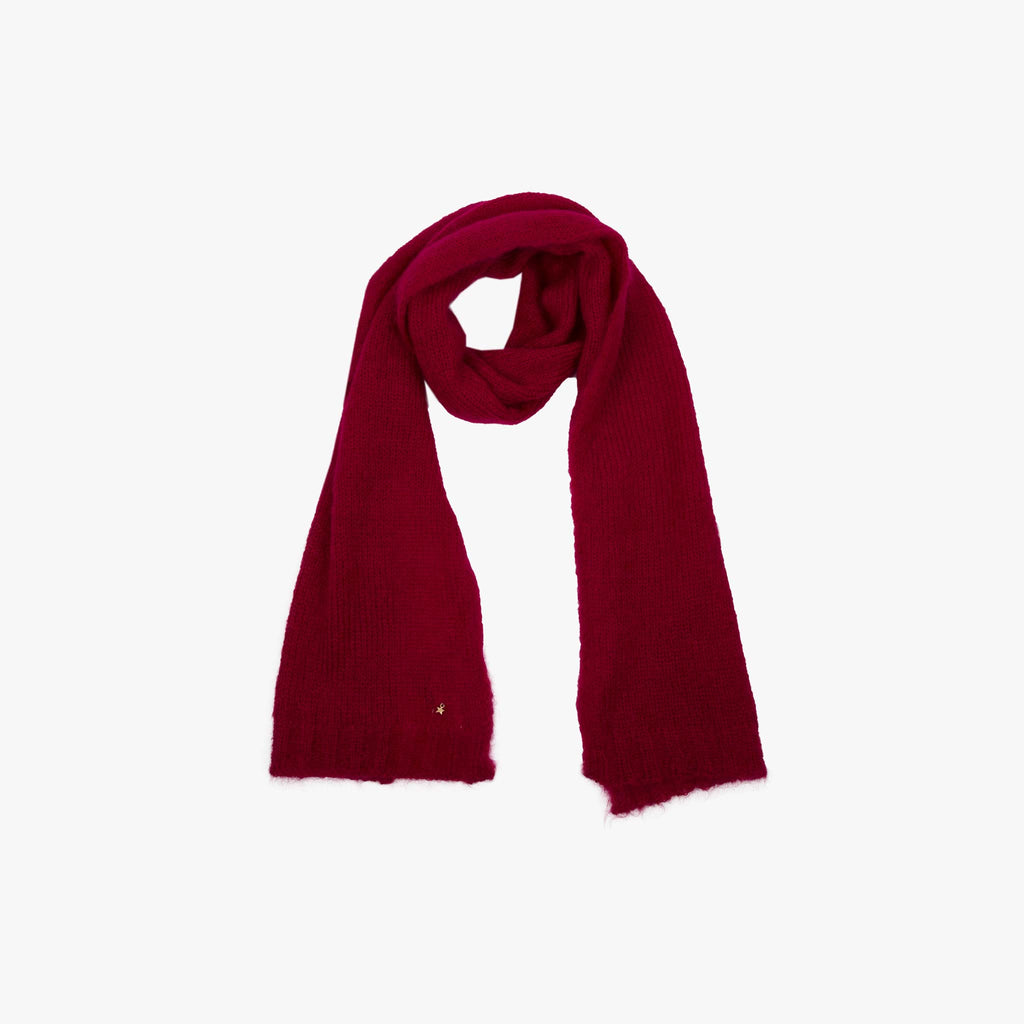 Des Petits Hauts Schal flauschig | himbeer