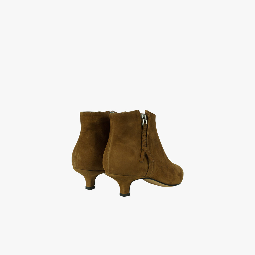 Ancle Boot Double Zip (cognac, 36) | cognac