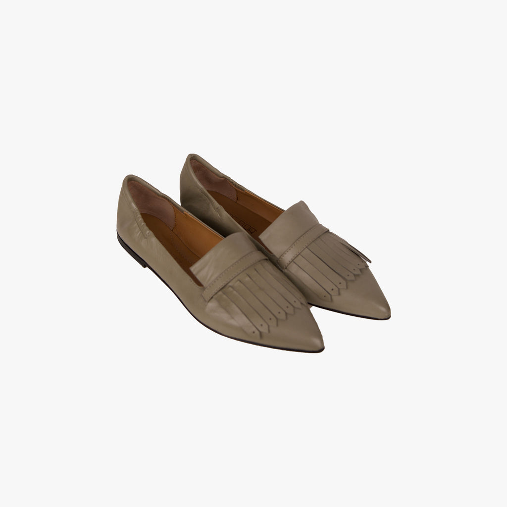 Pomme d'or Fransen Loafer | hellgrün